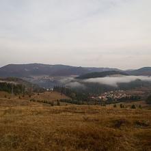 Z Dobšinského kopca po rozplynutí hmly
